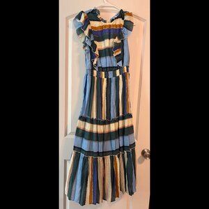 Ina Striped Tiered Dress